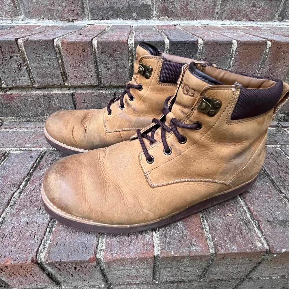 UGG‎ Waterproof Leather Boots – Brown – Men's Size 11